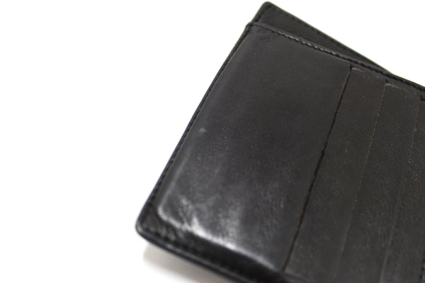 Vintage Chanel Black Caviar Leather Timeless CC Small Wallet