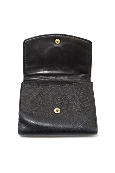 Vintage Chanel Black Caviar Leather Timeless CC Small Wallet
