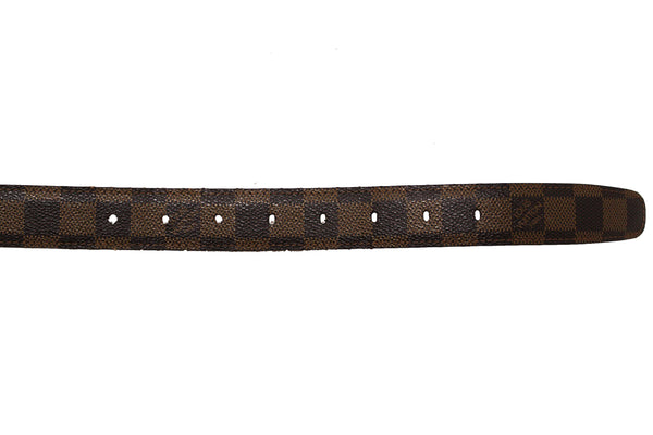 Louis Vuitton Damier Ebene Canvas Ellipse Belt 95 38