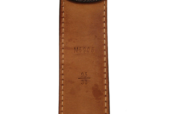 Louis Vuitton Damier Ebene Canvas Ellipse Belt 95 38