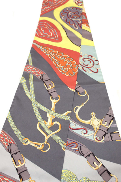 Hermes Silk Festival des Amazones Maxi Twilly Scarf