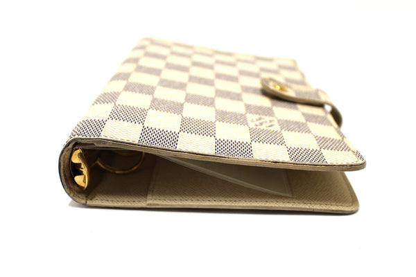 Louis Vuitton Damier Azur Canvas Medium Ring Agenda Cover