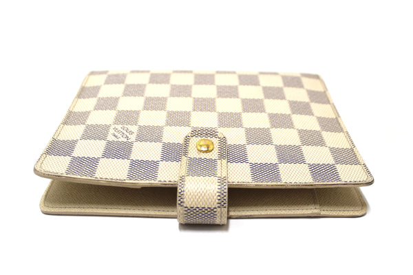 Louis Vuitton Damier Azur Canvas Medium Ring Agenda Cover