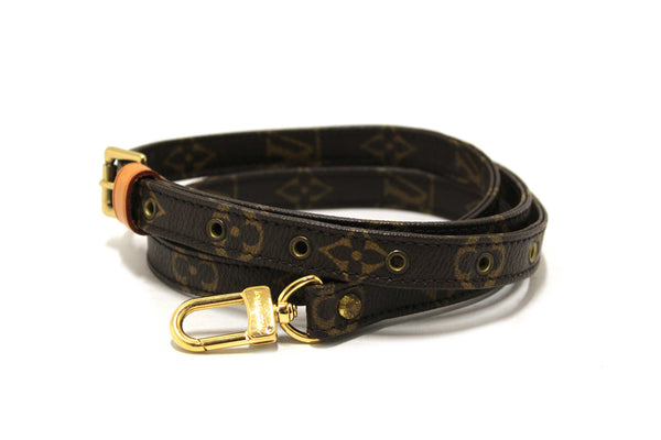 Louis Vuitton Classic Monogram Canvas 16mm Adjustable Shoulder Strap