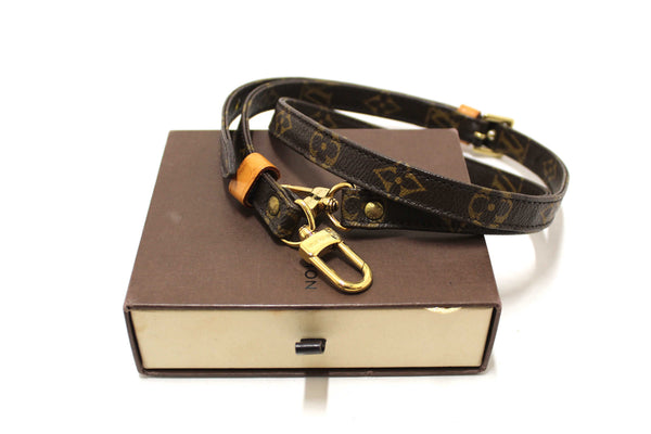 Louis Vuitton Classic Monogram Canvas 16mm Adjustable Shoulder Strap