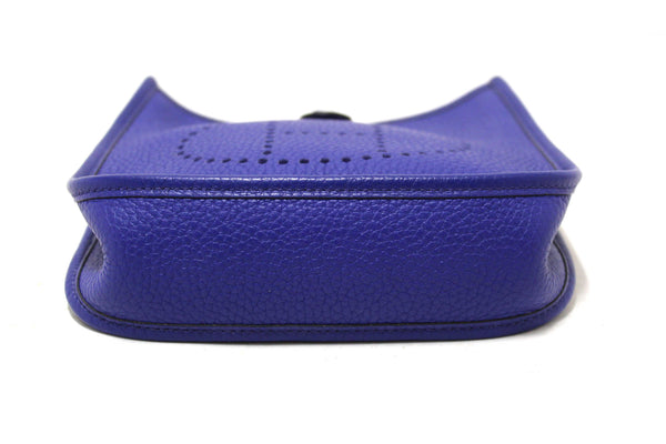 NEW  Hermes Blue Clemence Leather Evelyne 16 Amazone TPM Bag