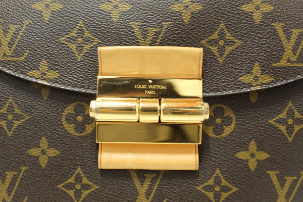Louis Vuitton Classic Monogram Camel Olympe Shoulder