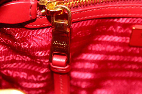 Prada Red Nylon Tessuto Tote Bag with Strap