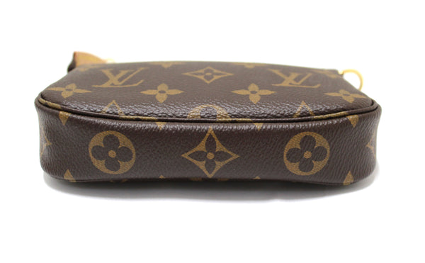 NEW Louis Vuitton Classic Monogram Canvas Mini Pochette Clutch Bag