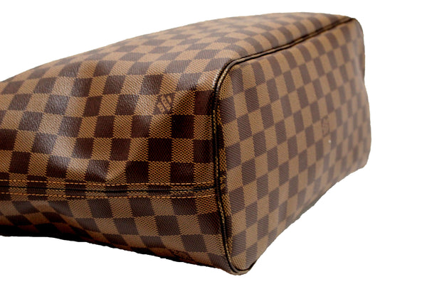 NEW Louis Vuitton Damier Ebene Canvas Neverfull MM Tote Shoulder Bag