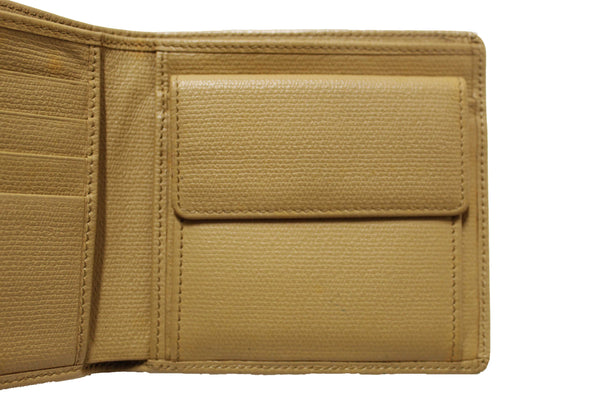 Chanel Beige Caviar Leather Medium Size Bi-fold Wallet