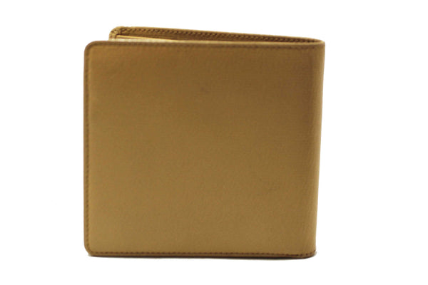 Chanel Beige Caviar Leather Medium Size Bi-fold Wallet