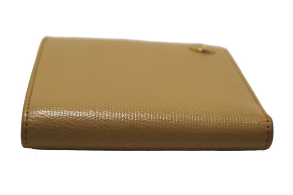 Chanel Beige Caviar Leather Medium Size Bi-fold Wallet
