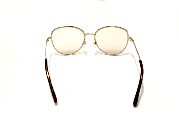 Chanel Light Gold-Tone Chain Oversize Sunglasses | Italystation.com - Shop Now at italystation.com