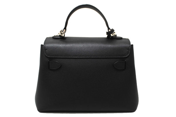 Louis Vuitton Black Grained Calf Leather LockMe Ever BB Bag