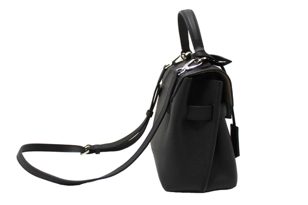 Louis Vuitton Black Grained Calf Leather LockMe Ever BB Bag