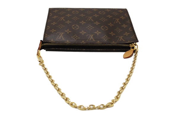 Louis Vuitton Classic Monogram Toiletry Pouch On Chain