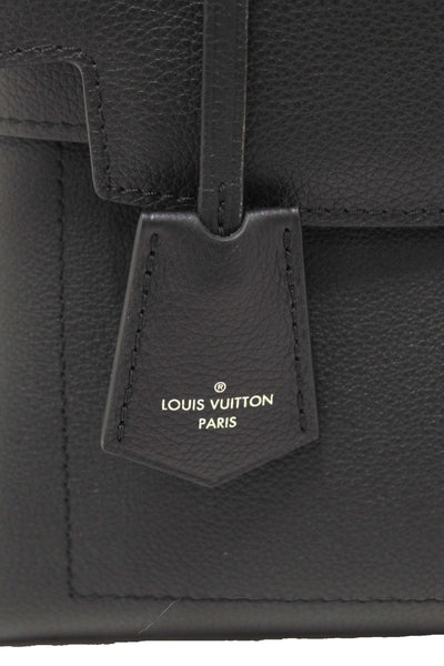 Louis Vuitton Black Grained Calf Leather LockMe Ever BB Bag
