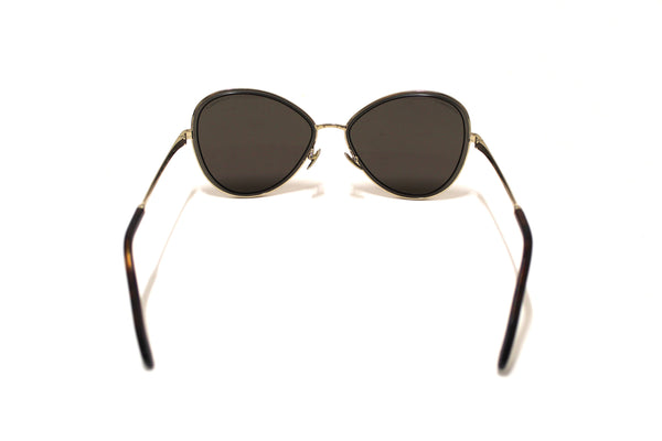 Chanel Black and Gold Oversize Sunglasses | Italystation.com - Shop Now at italystation.com