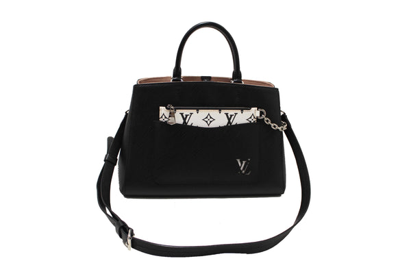 Louis Vuitton Black Epi Leather Marelle MM Tote Hand/Messenger Bag