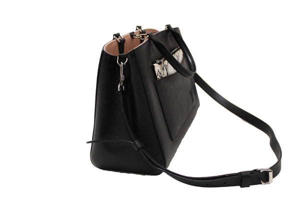 Louis Vuitton Black Epi Leather Marelle MM Tote Hand/Messenger Bag