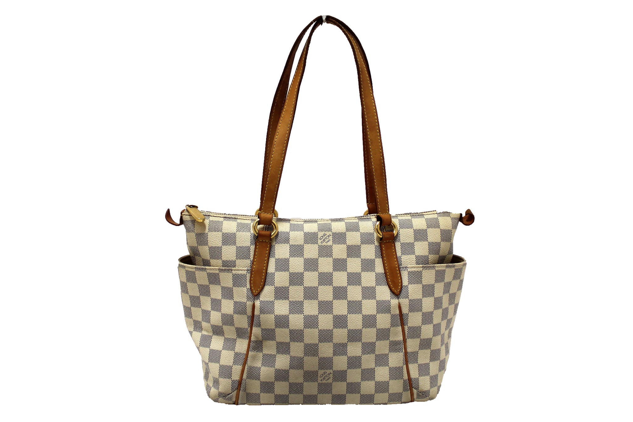 Louis Vuitton Damier Azur Totally PM Tote Shoulder Bag