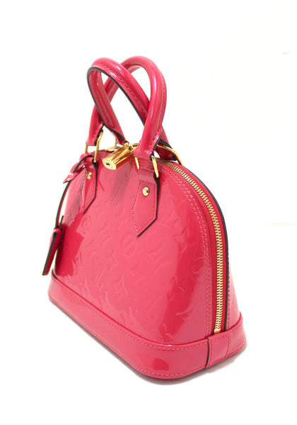 Louis Vuitton Pink Vernis Leather Alma BB Hand/Crossbody Bag