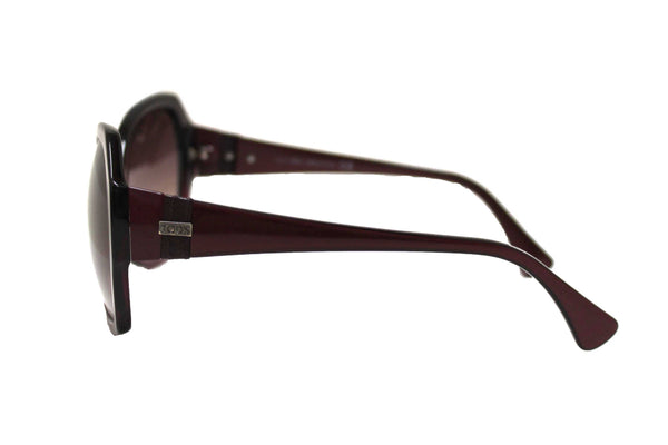 Tod's Burgandy Frame Oversized Sunglasses