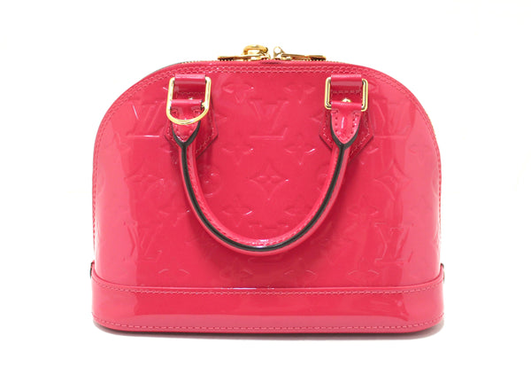 Louis Vuitton Pink Vernis Leather Alma BB Hand/Crossbody Bag