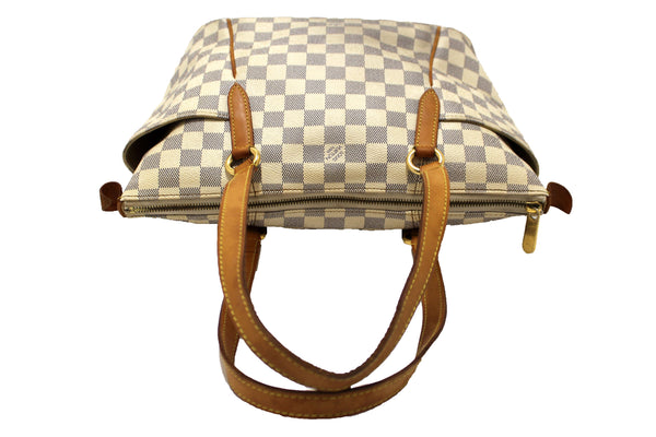 Authentic Louis Vuitton Damier Azur Totally PM Tote Shoulder Bag