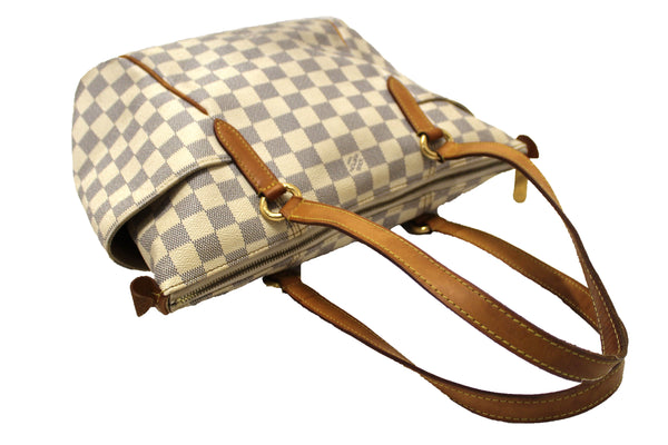 Authentic Louis Vuitton Damier Azur Totally PM Tote Shoulder Bag