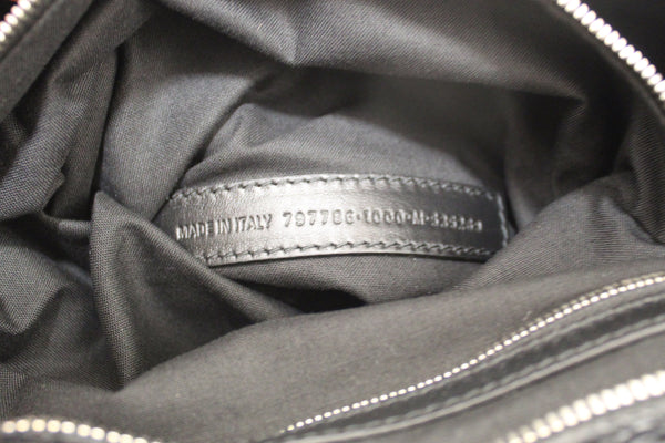Balenciaga Black Classic Medium City Lambskin Leather Shoulder Bag