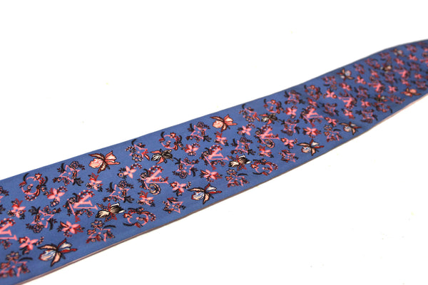 Louis Vuitton Silk Blue/Pink Monogram Rendezvous Bandeau Scarf