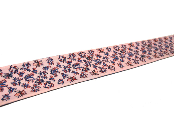 Louis Vuitton Silk Blue/Pink Monogram Rendezvous Bandeau Scarf