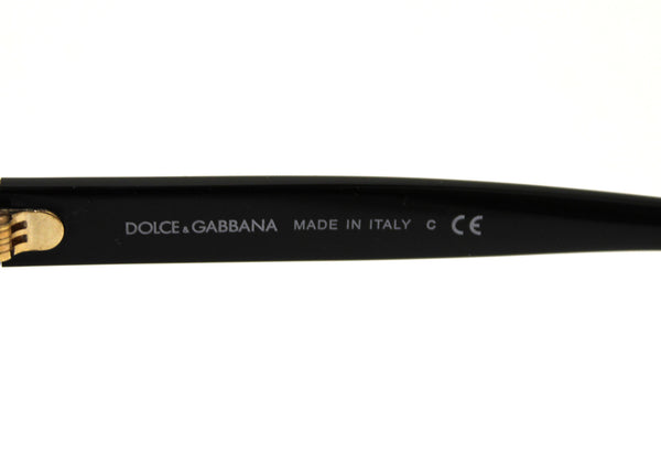 NEW  Dolce and Gabbana Black with White Pin dot Sunglasses DG4311-F