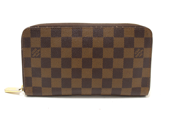 Louis Vuitton Damier Ebene Canvas Zippy Organizer Wallet
