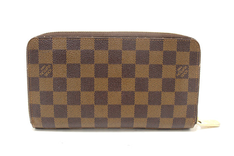 Louis Vuitton Damier Ebene Canvas Zippy Organizer Wallet