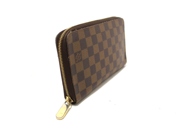 Louis Vuitton Damier Ebene Canvas Zippy Organizer Wallet