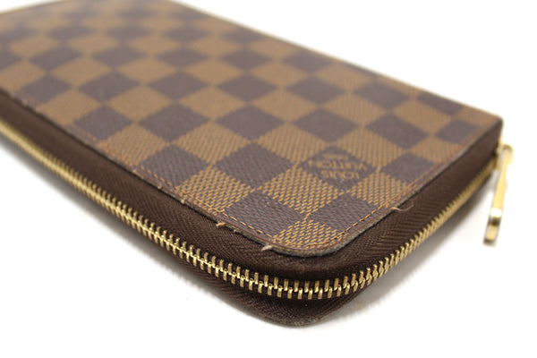 Louis Vuitton Damier Ebene Canvas Zippy Organizer Wallet