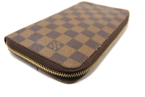 Louis Vuitton Damier Ebene Canvas Zippy Organizer Wallet