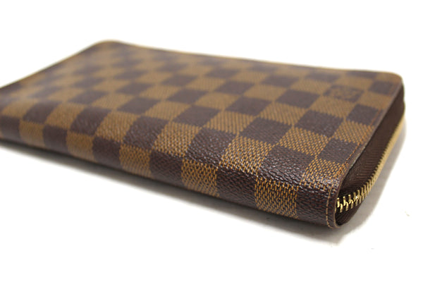 Louis Vuitton Damier Ebene Canvas Zippy Organizer Wallet