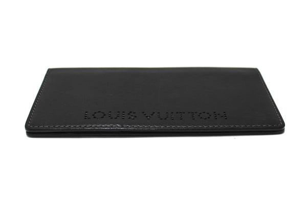 Louis Vuitton Black Leather Chicago Long Wallet
