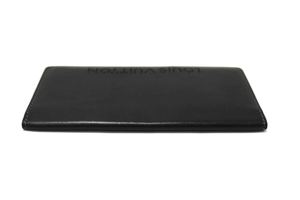 Louis Vuitton Black Leather Chicago Long Wallet