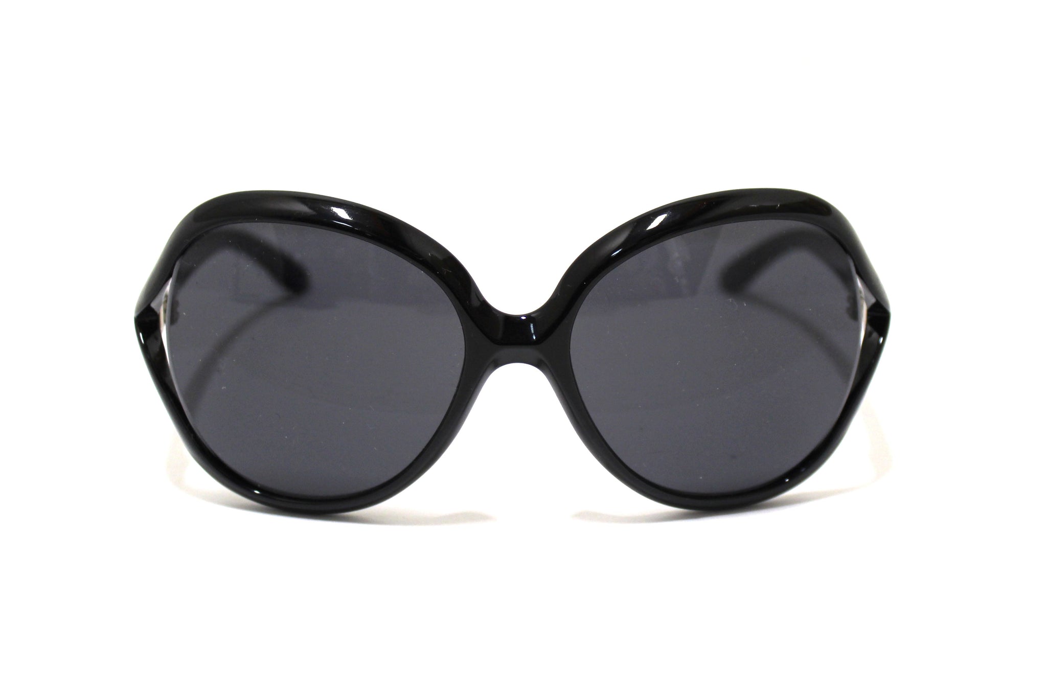 Miu Miu Black Oversized Sunglasses SMU171 | Italystation.com - Shop Now at italystation.com