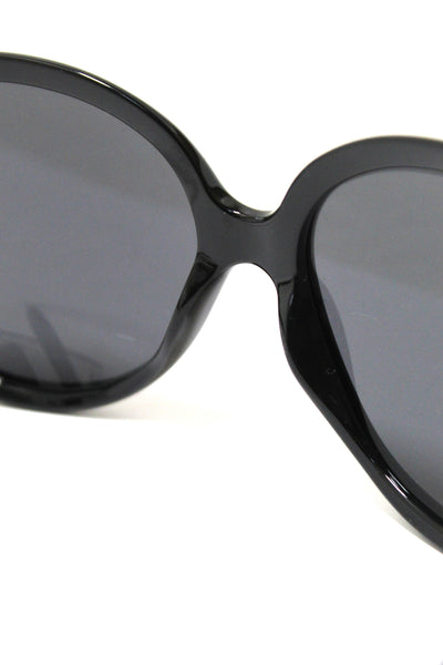 Miu Miu Black Oversized Sunglasses SMU171 | Italystation.com - Shop Now at italystation.com