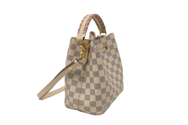 Louis Vuitton Damier Azur Canvas with Braided Handle NeoNoe BB Bag