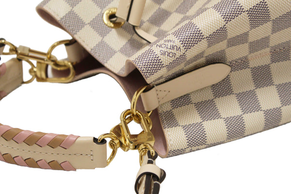 Louis Vuitton Damier Azur Canvas with Braided Handle NeoNoe BB Bag