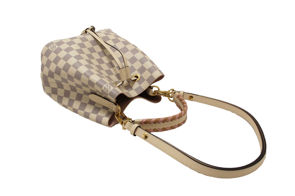 Louis Vuitton Damier Azur Canvas with Braided Handle NeoNoe BB Bag