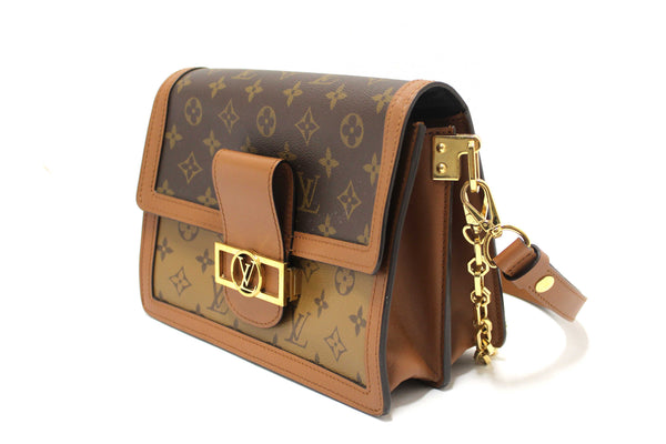 Louis Vuitton Classic Monogram/Monogram Reverse Canvas Dauphine MM Shoulder Bag