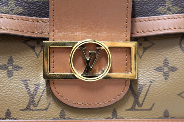 Louis Vuitton Classic Monogram/Monogram Reverse Canvas Dauphine MM Shoulder Bag